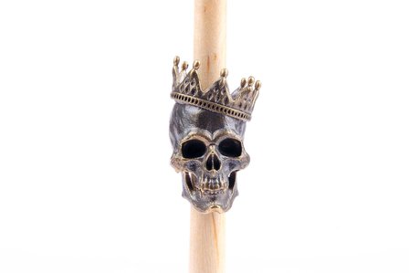 Michael Zieba Bead "Skull King"