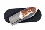 Viper Timeless Damascus with Antler handle and titanium bolsters V5440CE