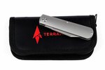 Terrain 365 Caiman Ti slipjoint Terravantium blade titanium handle