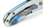 Medford On Belay Blue with Silver Flats and flamed hardware
