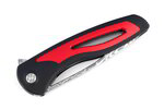 SharpByDesign Apex Red - Black Tanto Flipper Damascus
