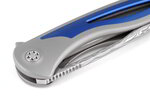SharpByDesign Apex Blue - Grey Tanto Flipper Damascus