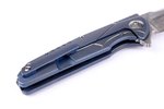 Reate K-4 Blue / Damascus blade + inlays