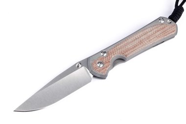 Chris Reeve Knives Sebenza 31 Small Natural Micarta S45VN