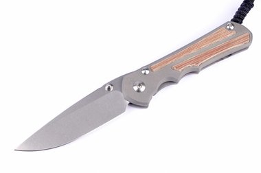 Chris Reeve Knives Inkosi Large Drop Point Natural Micarta S45VN